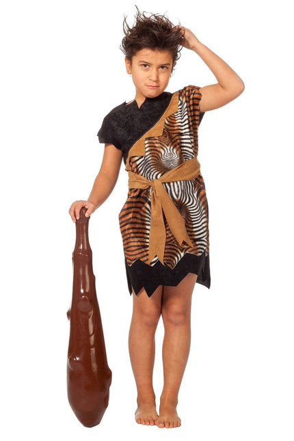 Feestbazaar Oermens velboa Afrika kind