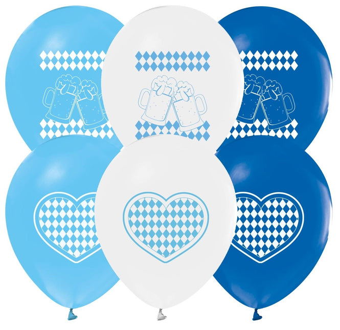 Feestbazaar Oktoberfest Ballonnen Bavaria (8st)