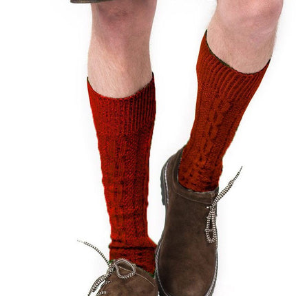 Feestbazaar Oktoberfest Kniesokken Rood Deluxe
