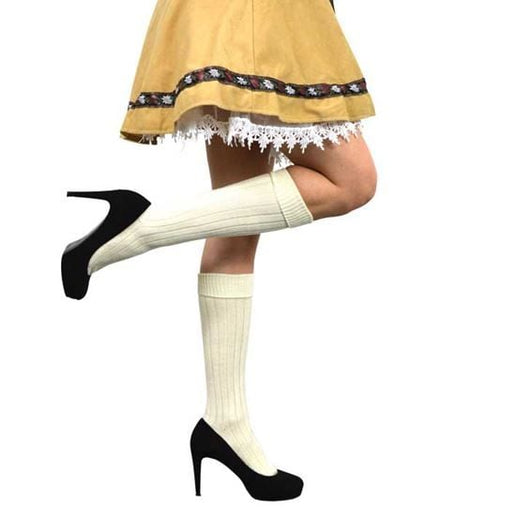 Feestbazaar Oktoberfest Sokken Ecru