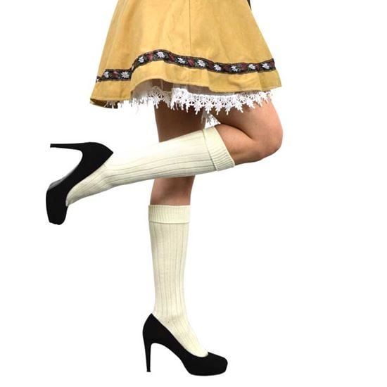 Feestbazaar Oktoberfest Sokken Ecru