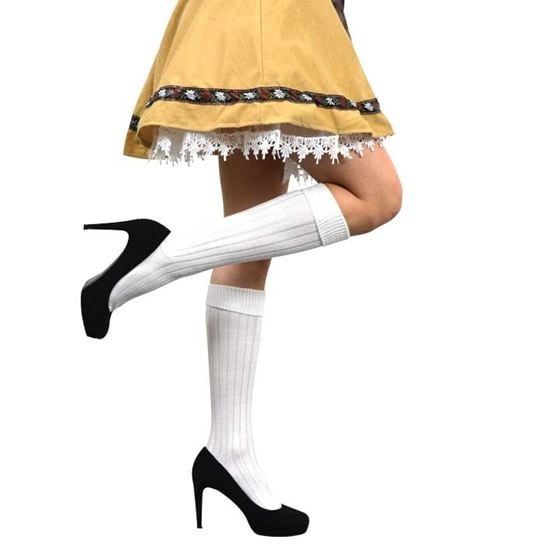 Feestbazaar Oktoberfest sokken wit