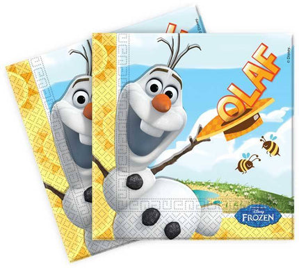 Feestbazaar Olaf Frozen Servetten - 20 stuks