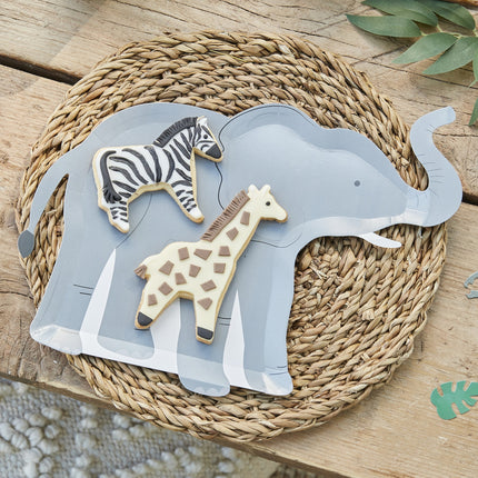 Feestbazaar Olifant Bordjes (8st)