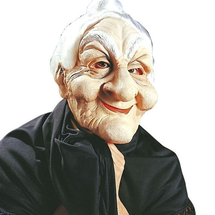 Feestbazaar Oma masker met hoog knotje