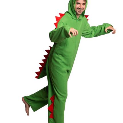 Feestbazaar Onesie Dinosaurus Volwassen