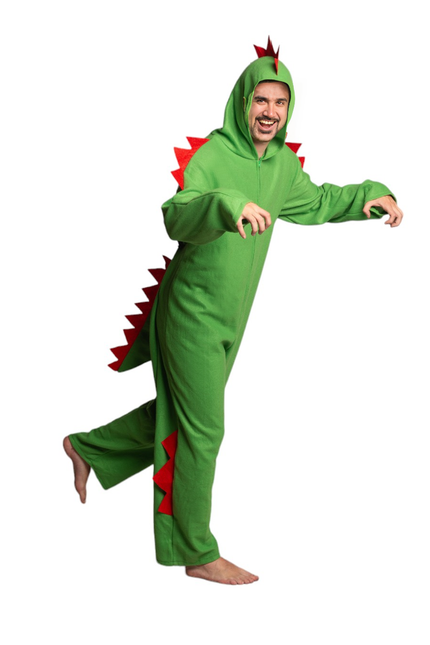 Feestbazaar Onesie Dinosaurus Volwassen