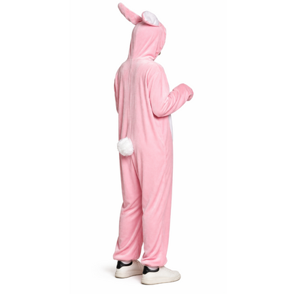Feestbazaar Onesie Haas Roze/Wit