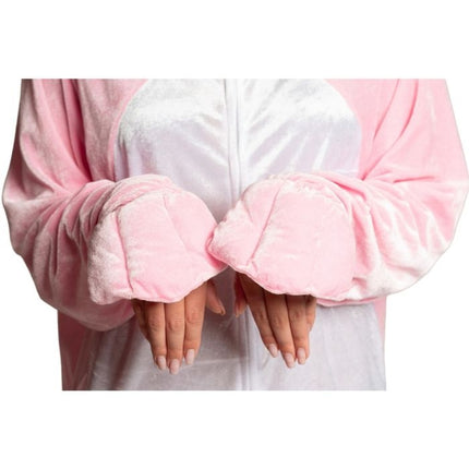 Feestbazaar Onesie Haas Roze/Wit