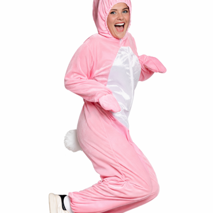 Feestbazaar Onesie Haas Roze/Wit
