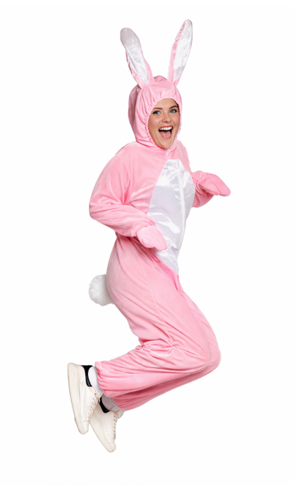 Feestbazaar Onesie Haas Roze/Wit