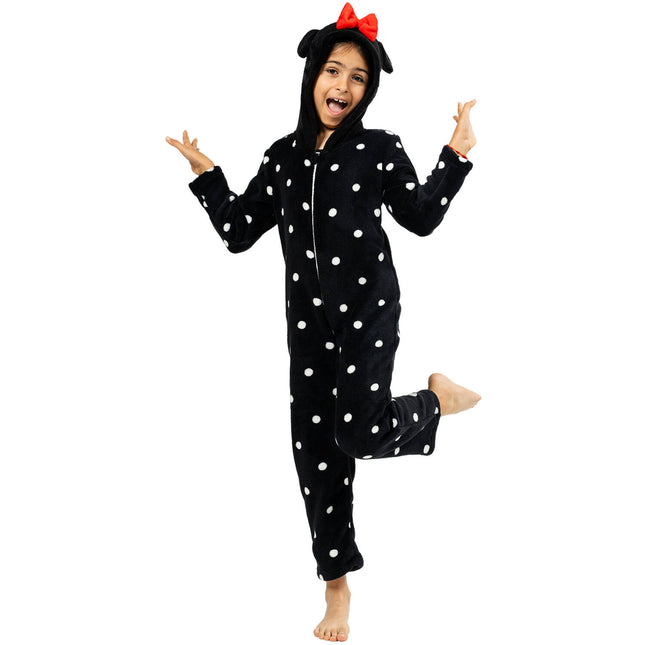 Feestbazaar Onesie Minnie Mouse Kind Zwart