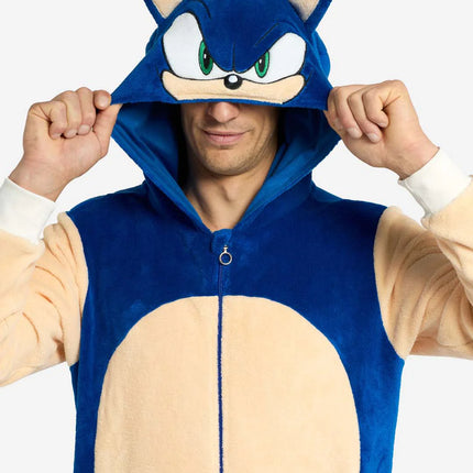 Feestbazaar Onesie Sonic the Hedgehog™ Volwassenen