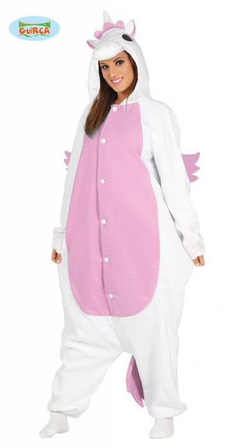 Feestbazaar Onesie Unicorn Pyjama Vrouw - Roze