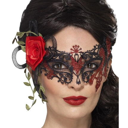 Feestbazaar Oogmasker filigraan Day of the Dead