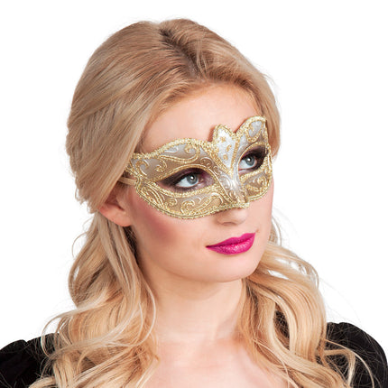 Feestbazaar Oogmasker Goud Venice felina