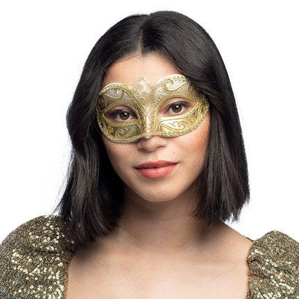 Feestbazaar Oogmasker Goud Venice felina