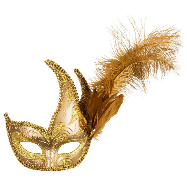 Feestbazaar Oogmasker Goud Venice prezioso