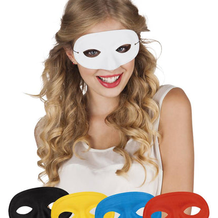 Feestbazaar Oogmasker loup geel