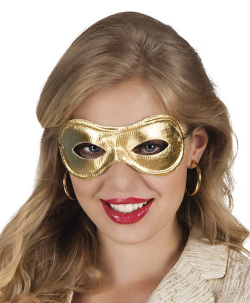 Feestbazaar Oogmasker Metallised goud
