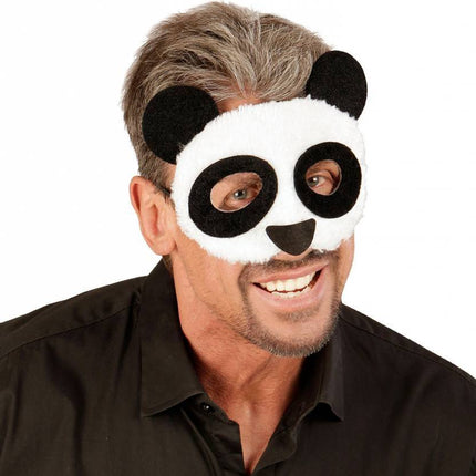 Feestbazaar Oogmasker panda pluche