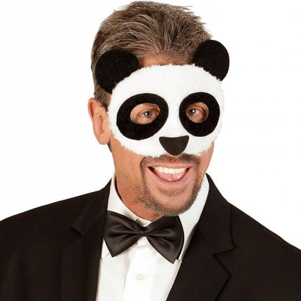 Feestbazaar Oogmasker panda pluche