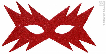 Feestbazaar Oogmasker ster rood