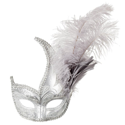 Feestbazaar Oogmasker Zilver Venice prezioso