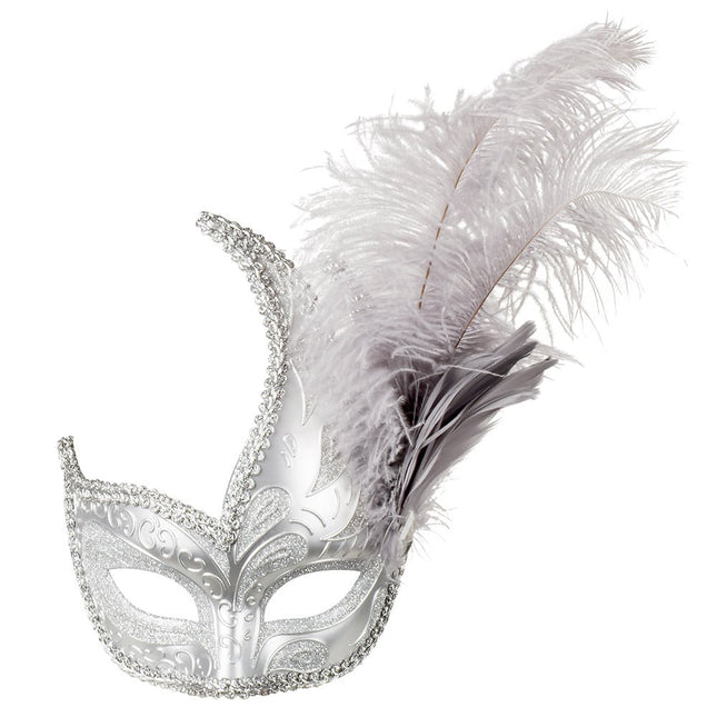 Feestbazaar Oogmasker Zilver Venice prezioso