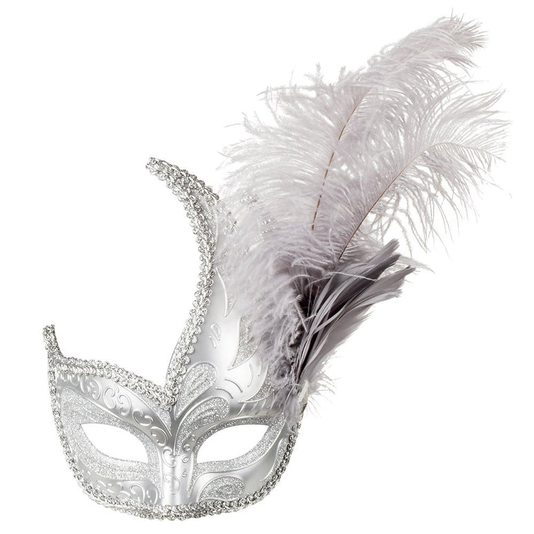 Feestbazaar Oogmasker Zilver Venice prezioso