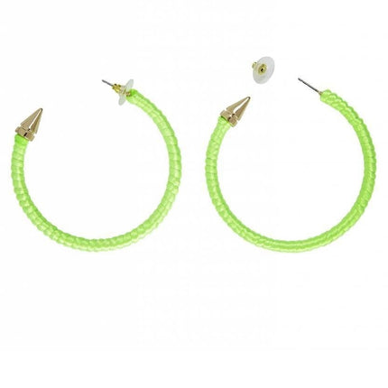 Feestbazaar Oorbellen neon groen