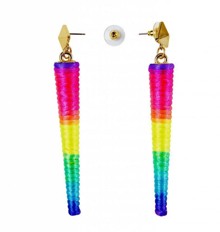Feestbazaar Oorbellen neon staaf