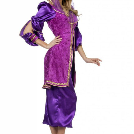 Feestbazaar Oosterse verkleedkleding paars elite