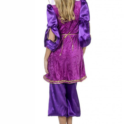 Feestbazaar Oosterse verkleedkleding paars elite