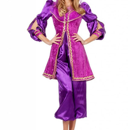 Feestbazaar Oosterse verkleedkleding paars elite