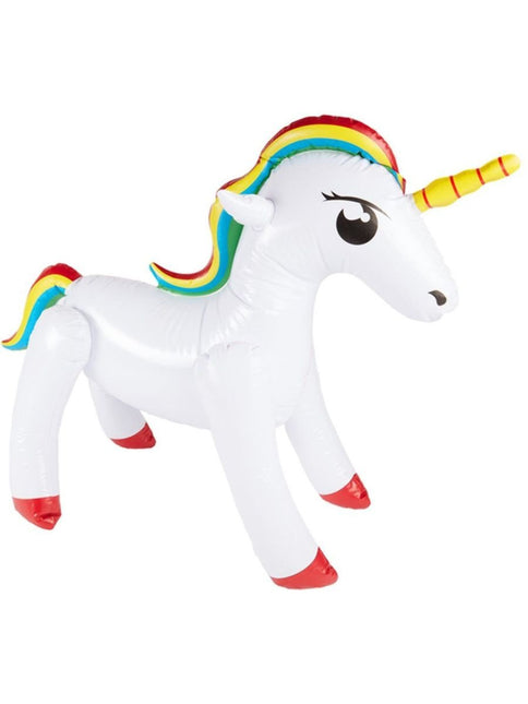 Feestbazaar Opblaas Unicorn 90cm