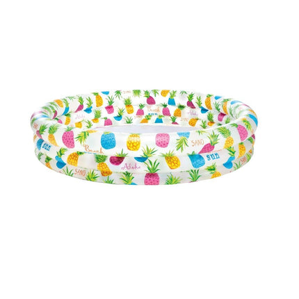 Feestbazaar Opblaas Zwembad Ananas print Intex (132x28cm)