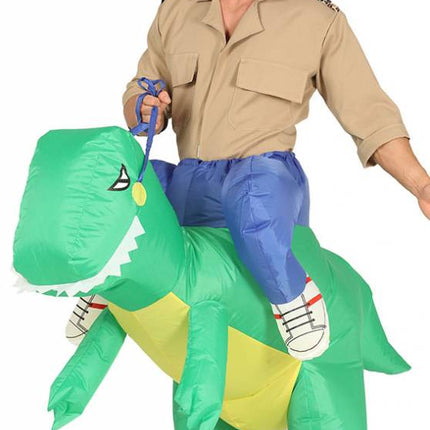 Feestbazaar Opblaasbaar Dino Kostuum