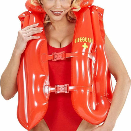 Feestbazaar Opblaasbaar Lifeguard vest