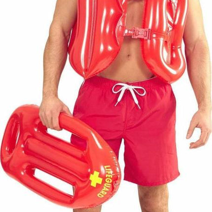 Feestbazaar Opblaasbaar Lifeguard vest