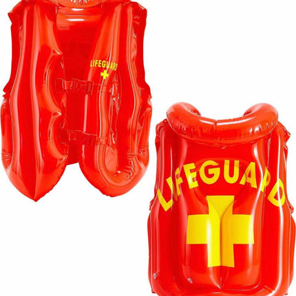 Feestbazaar Opblaasbaar Lifeguard vest