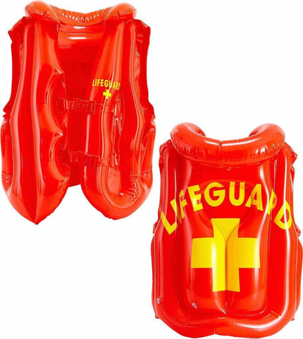 Feestbazaar Opblaasbaar Lifeguard vest