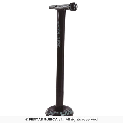 Feestbazaar Opblaasbaar Microfoon met standaard 115cm
