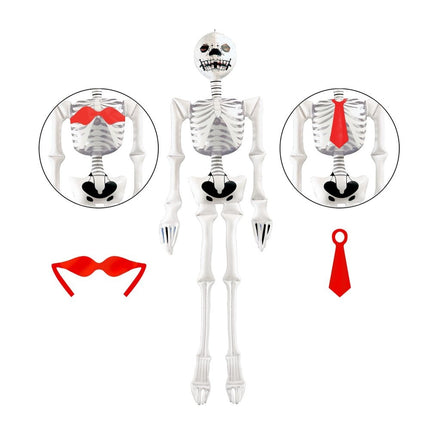 Feestbazaar Opblaasbaar skelet 183cm