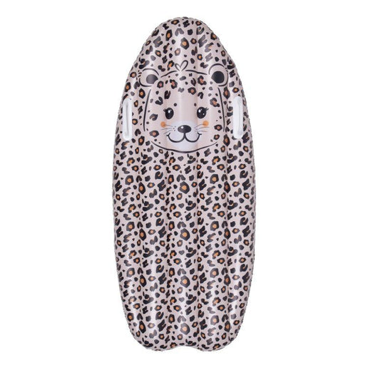 Feestbazaar Opblaasbaar Surfboard Beige Panter 120cm