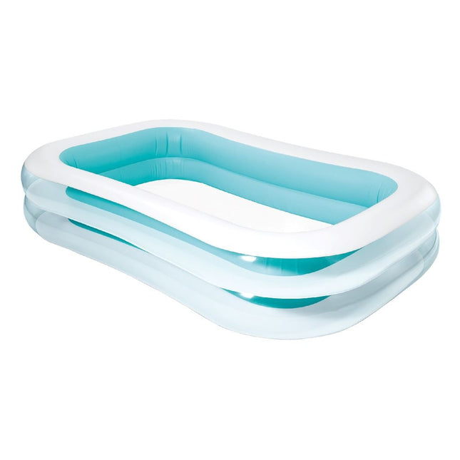 Feestbazaar Opblaasbad Rechthoek Family Wet Set (262x175x56)