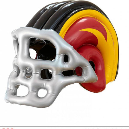 Feestbazaar Opblaasbare American Football player helm