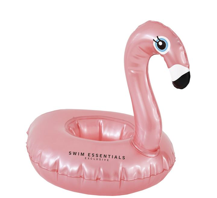 Feestbazaar Opblaasbare Bekerhouder Flamingo Rosé Goud