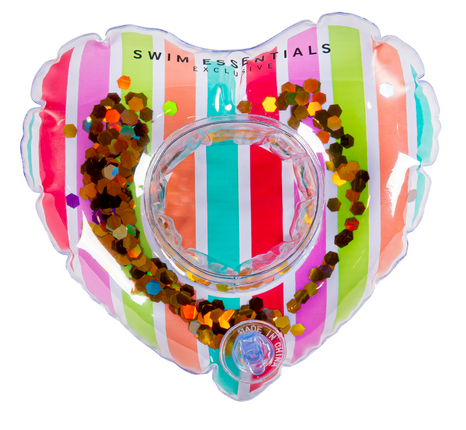 Feestbazaar Opblaasbare Bekerhouder Glitter Regenboog Hart