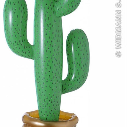 Feestbazaar Opblaasbare cactus 90cm